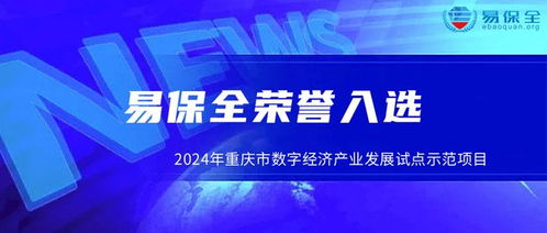 易保全入選2024年重慶市數(shù)字經(jīng)濟產(chǎn)業(yè)發(fā)展試點示范項目名單，引領(lǐng)重慶軟件產(chǎn)業(yè)創(chuàng)新發(fā)展